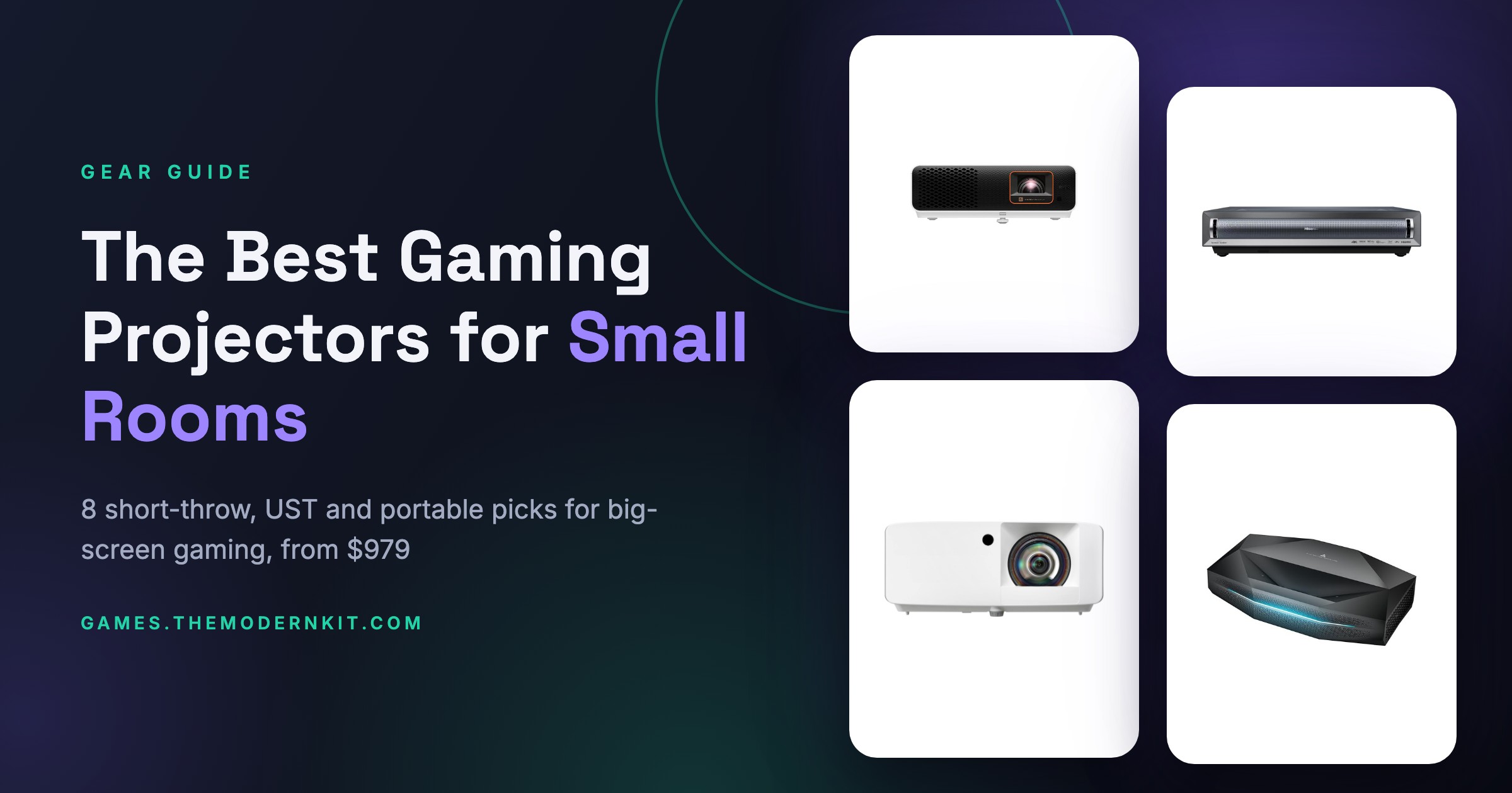 Best Short-Throw Gaming Projectors for Small Rooms (2026)